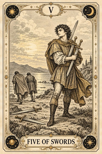 ห้าดาบ — Five of Swords