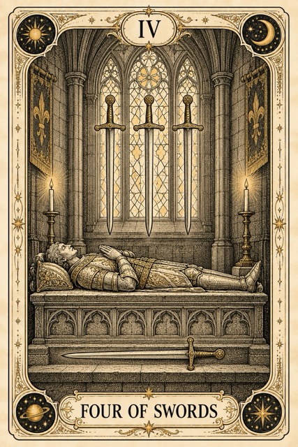 สี่ดาบ — Four of Swords