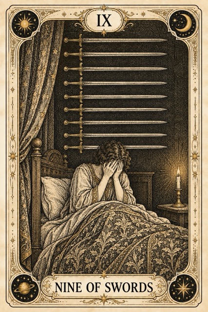 เก้าดาบ — Nine of Swords